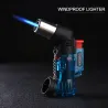 Jet flame lighter - windproof - refillable - cigar lighter