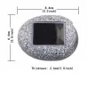 Decorative LED stone - solar garden light - waterproof - garden / patio