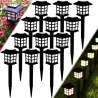 Solar lamps - IP68 - waterproof - garden / walkway / patio