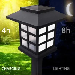 Solar lamps - IP68 - waterproof - garden / walkway / patio