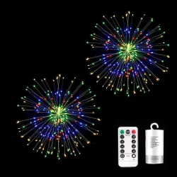 Vuurwerk lichtslinger - LED string - met afstandsbediening - waterdicht - kerst-/buitendecoratieLED strips