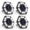 Solar-Gartenleuchte - Bodenlampe - wasserdicht - LED - sechseckig - Auffahrt / Rasen