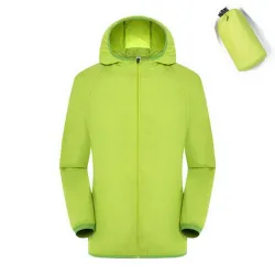 ChaquetasChaqueta impermeable de secado rápido con protección UV unisex