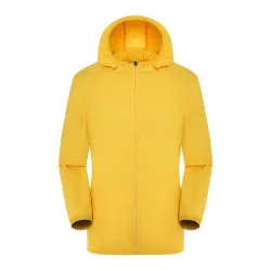 Veste imperméable à séchage rapide avec protection UV unisexe