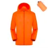Giacca impermeabile ad asciugatura rapida protezione UV unisex