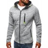 Men's cotton hoodie with zipper