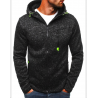 Men's cotton hoodie with zipper