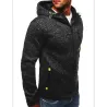 Sweat à capuche homme en coton avec fermeture éclair