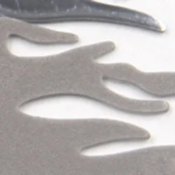PegatinasCabeza de calavera fantasma cromada 3D - pegatina para coche y moto 2 piezas