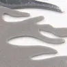 PegatinasCabeza de calavera fantasma cromada 3D - pegatina para coche y moto 2 piezas