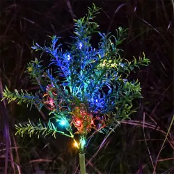 Lawn / garden light - lamp - solar powered - LED - waterproof - Christmas treeSolar lighting