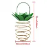 Solar garden light - hanging lamp / lantern - waterproof - LED - pineapple shape