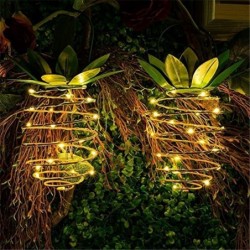 Solarna lampa ogrodowa - lampa wisząca / latarnia - wodoodporna - LED - kształt ananasaOświetlenia słonecznego