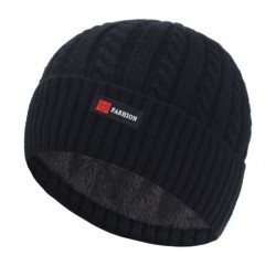 Thick knitted beanie hat - unisex