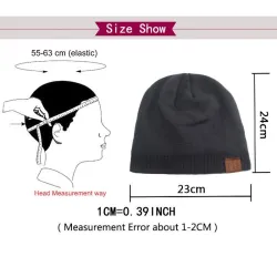 Tjock/varm stickad mössa - unisex