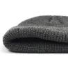 Knitted warm hat - short - ribbed - unisex