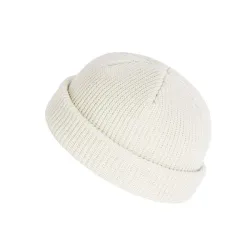 Knitted warm hat - short - ribbed - unisex
