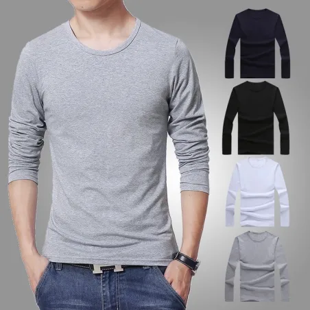O-neck long sleeve t-shirt - men