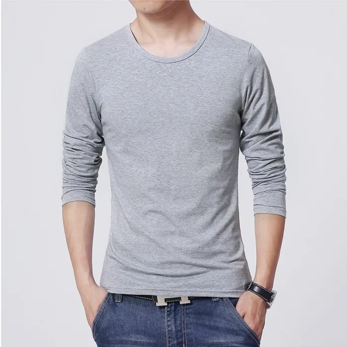 O-neck long sleeve t-shirt - men