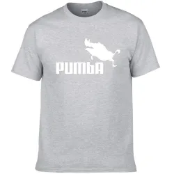 Klassisches Kurzarm-T-Shirt - Baumwolle - lustiger Pumba