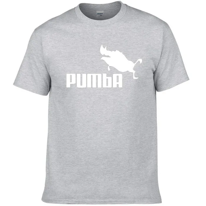 Klassisches Kurzarm-T-Shirt - Baumwolle - lustiger Pumba