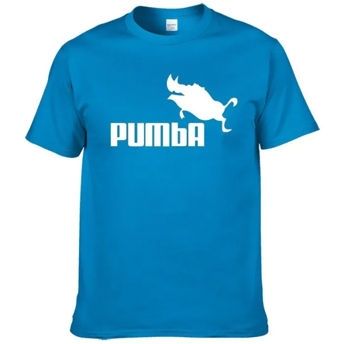 Klassisches Kurzarm-T-Shirt - Baumwolle - lustiger Pumba