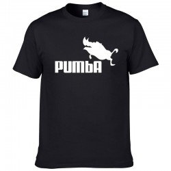 Klassisches Kurzarm-T-Shirt - Baumwolle - lustiger Pumba