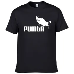 Klasyczna koszulka z krótkim rękawem - bawełna - zabawna PumbaT-shirt