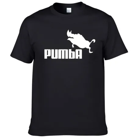 Klasyczna koszulka z krótkim rękawem - bawełna - zabawna PumbaT-shirt