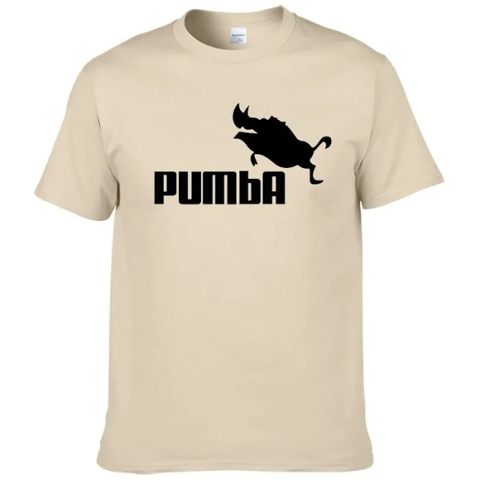 Klassiek T-shirt met korte mouwen - katoen - grappig PumbaT-Shirts