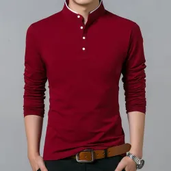 Button up long sleeve shirt - cotton