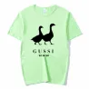 Klassisches T-Shirt mit kurzen Ärmeln - lustiger Entendruck - unisex