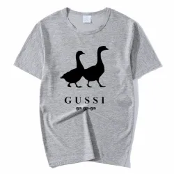 Klassiek t-shirt met korte mouw - grappige eendenprint - unisexT-Shirts