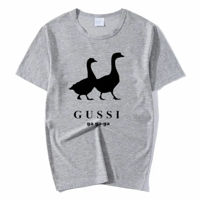 Klassiek t-shirt met korte mouw - grappige eendenprint - unisexT-Shirts