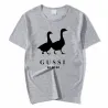 Klassiek t-shirt met korte mouw - grappige eendenprint - unisexT-Shirts