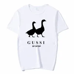 Klassiek t-shirt met korte mouw - grappige eendenprint - unisexT-Shirts