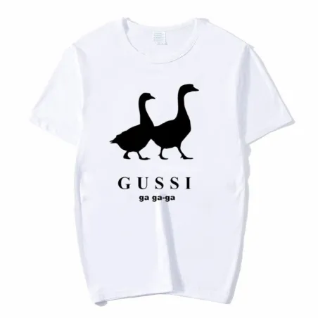Klassiek t-shirt met korte mouw - grappige eendenprint - unisexT-Shirts