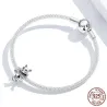 Kleines Kätzchen - Anhänger / Charme für Armband - 925er Sterling Silber