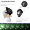 CascosAutomatic darkening solar welding mask - mask - cap - goggles -  for soldering work - facial and eye protection
