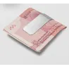 Money / credit cards holder / metal clip - stainless steel - custom made engraving