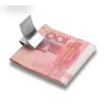 Geld-/Kreditkartenhalter / Metallclip - Edelstahl - Gravur nach Maß