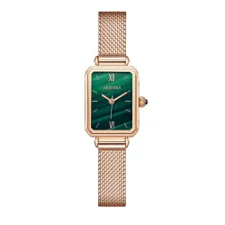 Luxurious quartz watch - stainless steel - mesh - waterproof