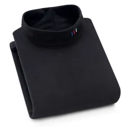 Fluwelen coltrui / trui - met fleece voeringHoodies & Sweaters