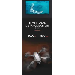 HR iCAMERA4 H4 - GPS 5G - WIFI - FPV - 4K HD Dual Camera - Foldable - RC Drone Quadcopter - RTF