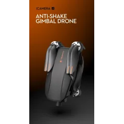 HR iCAMERA4 H4 - GPS 5G - WIFI - FPV - 4K HD Dual Camera - Foldable - RC Drone Quadcopter - RTF