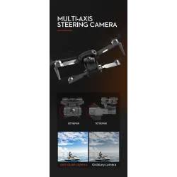 HR iCAMERA4 H4 - GPS 5G - WIFI - FPV - 4K HD Dual Camera - Foldable - RC Drone Quadcopter - RTF