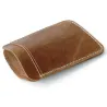 Genuine leather money Clip - metal - slim fit to carry