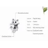 Kleine kitten - hanger / charme voor armband - 925 sterling zilverArmbanden