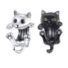 Kitty cat necklace - 925 sterling silver