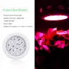 360W UFO 36 LED växer ljus - fullspektrum - dubbla chips - hydroponic